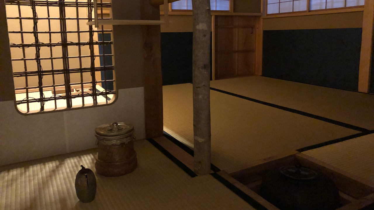 経営者のためのマインドフルネスを実践する茶道リトリートの茶室